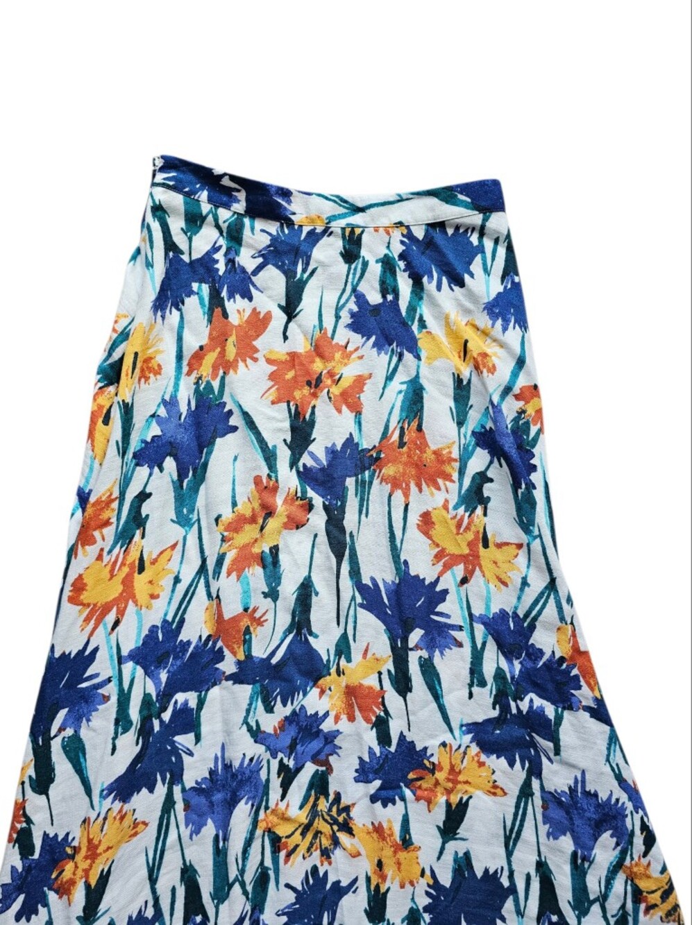 DIANE VON FURSTENBERG DVF Florencia Floral Maxi Skirt Size 6 - Picture 5 of 9
